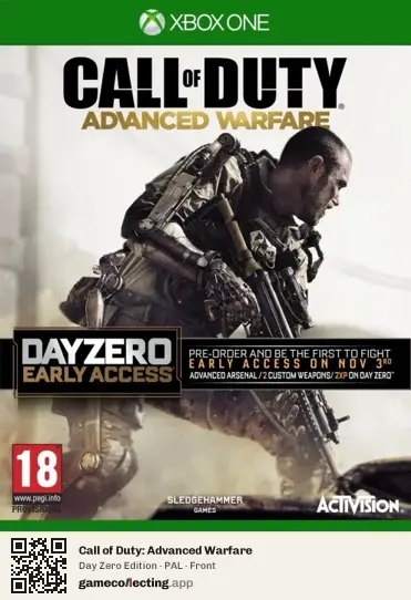 Call of Duty: Advanced Warfare Xbox One, PAL box front