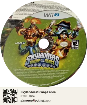 Skylanders: Swap Force Nintendo Wii U, NTSC disc
