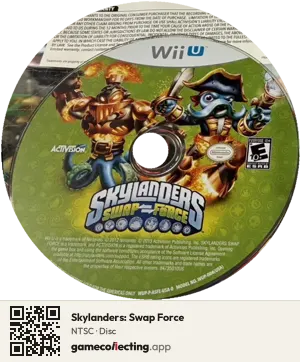 Skylanders: Swap Force Nintendo Wii U, NTSC disc