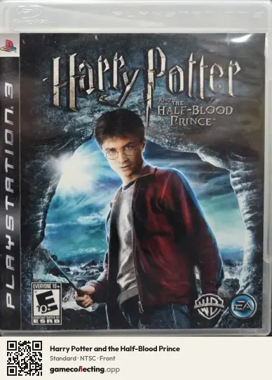 Harry Potter and the Half-Blood Prince PlayStation 3, NTSC box front