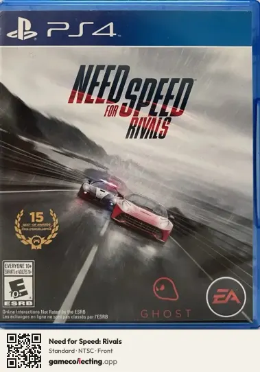 Need for Speed: Rivals PlayStation 4, NTSC box front