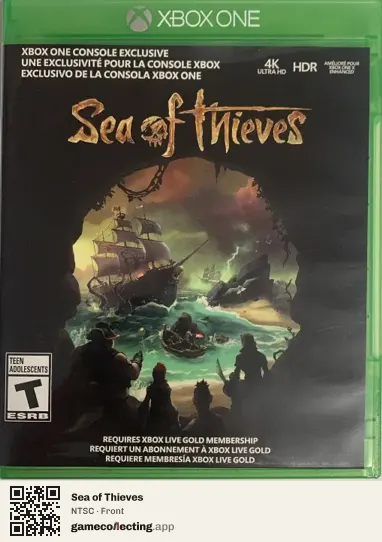 Sea of Thieves Xbox One, NTSC box front