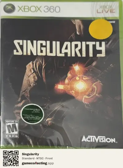 Singularity Xbox 360, NTSC box front