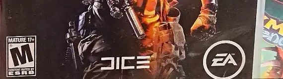 Battlefield 3, the ESRB box on its front
