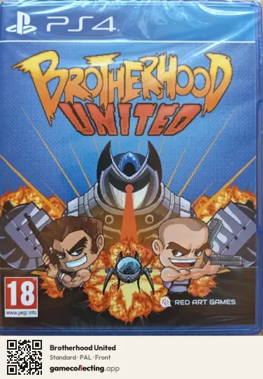 Brotherhood United PlayStation 4, PAL box front