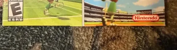 Wii Sports, the ESRB box on its front