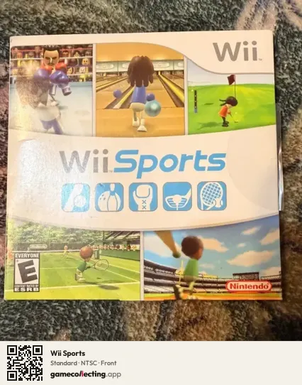 Wii Sports Nintendo Wii, NTSC box front