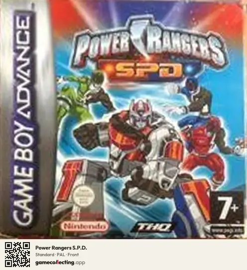Power Rangers S.P.D. Game Boy Advance, PAL box front