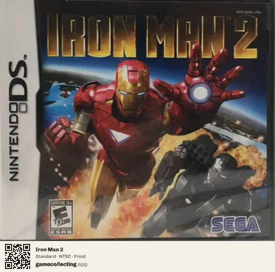 Iron Man 2 Nintendo DS, NTSC box front
