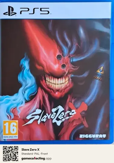 Slave Zero X PlayStation 5, PAL box front