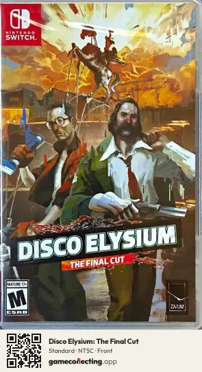 Disco Elysium: The Final Cut Nintendo Switch, NTSC box front