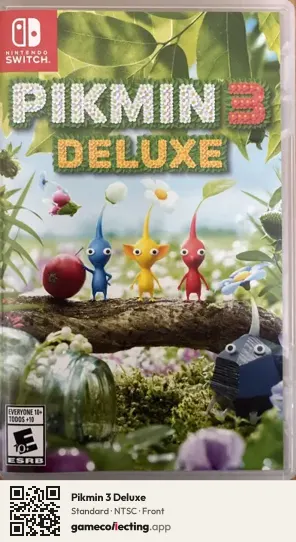 Pikmin 3 Deluxe Nintendo Switch, NTSC box front