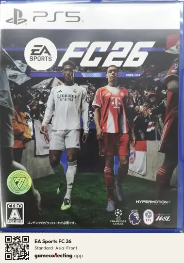 EA Sports FC 26 PlayStation 5, Asia box front