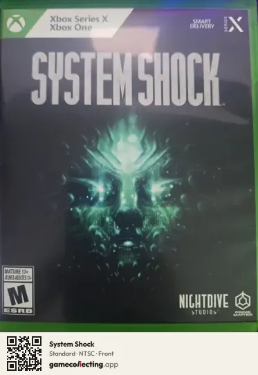 System Shock Xbox Series X, NTSC box front