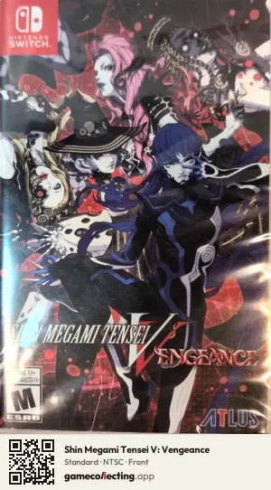 Shin Megami Tensei V: Vengeance Nintendo Switch, NTSC box front