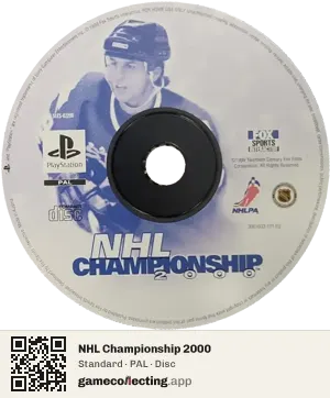 NHL Championship 2000 PlayStation, PAL disc
