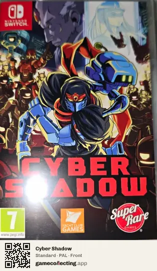 Cyber Shadow Nintendo Switch, PAL box front