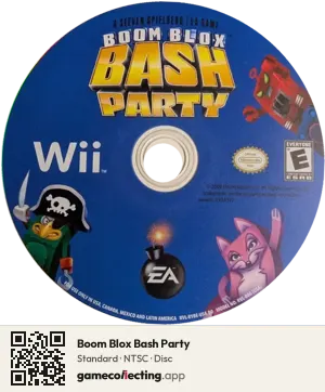 Boom Blox Bash Party Nintendo Wii, NTSC disc