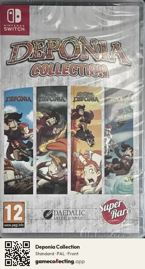 Deponia Collection Nintendo Switch, PAL box front