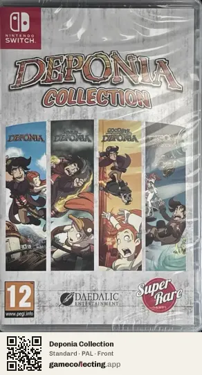 Deponia Collection Nintendo Switch, PAL box front