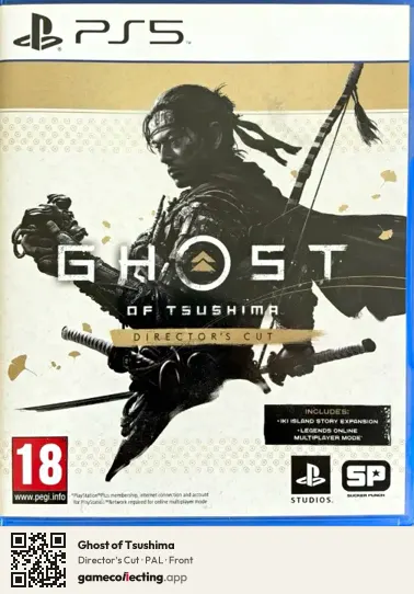 Ghost of Tsushima PlayStation 5, PAL box front