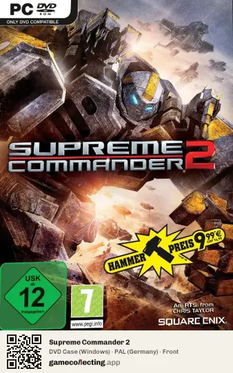 Supreme Commander 2 Computer, Germany box front