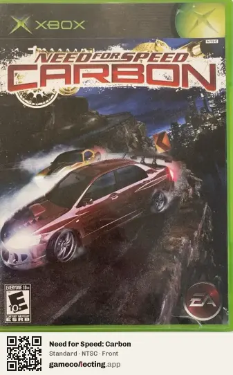 Need for Speed: Carbon Xbox, NTSC box front