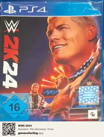 WWE 2K24 PlayStation 4, Germany box front