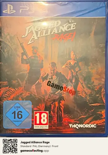 Jagged Alliance Rage PlayStation 4, Germany box front