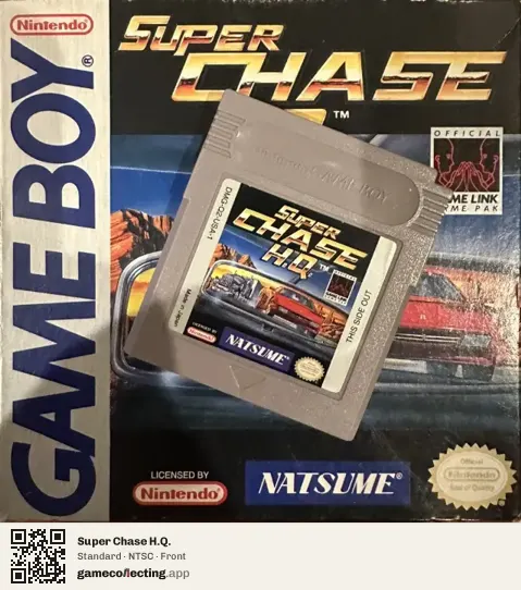 Super Chase H.Q. Game Boy, NTSC box front