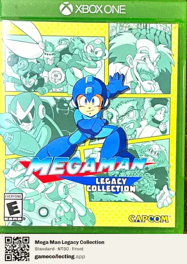 Mega Man Legacy Collection Xbox One, NTSC box front