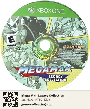 Mega Man Legacy Collection Xbox One, NTSC disc