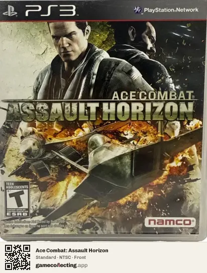 Ace Combat: Assault Horizon PlayStation 3, NTSC box front