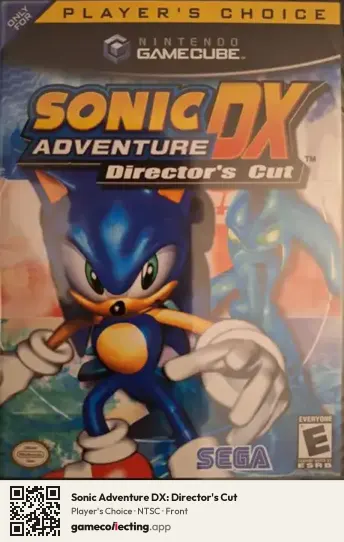 Sonic Adventure DX: Director's Cut Nintendo GameCube, NTSC box front