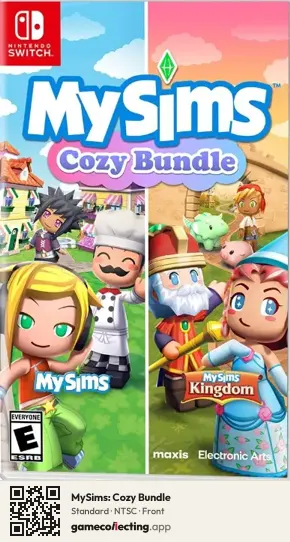 MySims: Cozy Bundle Nintendo Switch, NTSC box front