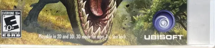 Combat of Giants: Dinosaurs 3D, the ESRB box on its front