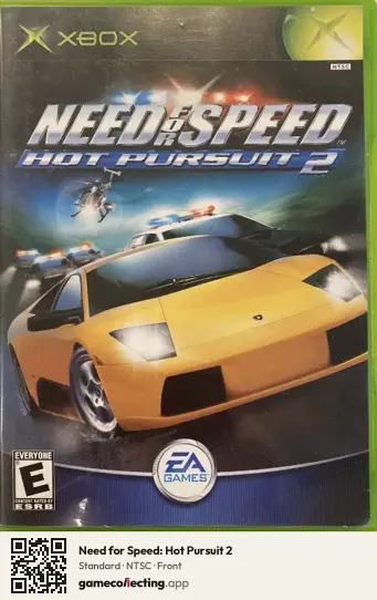 Need for Speed: Hot Pursuit 2 Xbox, NTSC box front