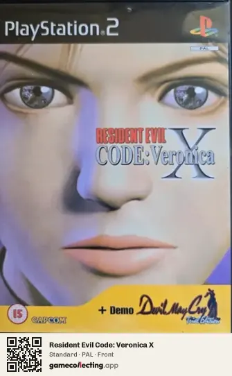 Resident Evil Code: Veronica X PlayStation 2, PAL box front