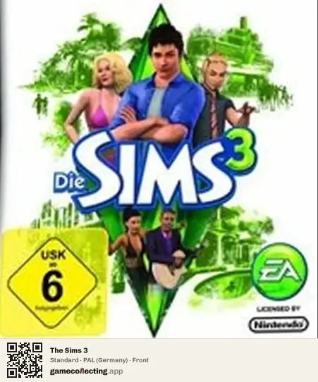 The Sims 3 Nintendo DS, Germany box front