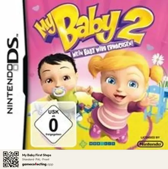 My Baby First Steps Nintendo DS, PAL box front