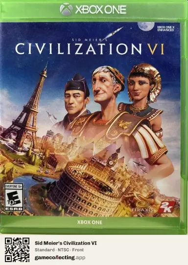 Sid Meier's Civilization VI Xbox One, NTSC box front