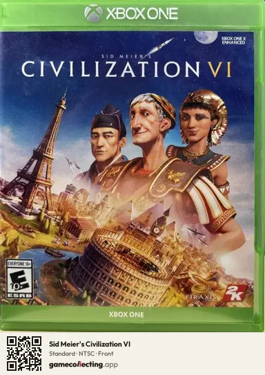 Sid Meier's Civilization VI Xbox One, NTSC box front