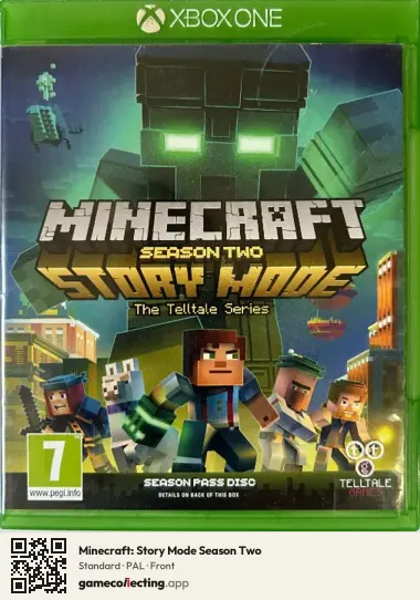 Minecraft: Story Mode Season Two Xbox One, PAL box front