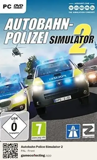 Autobahn Police Simulator 2 Computer, PAL box front
