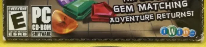 Jewel Quest II, the ESRB box on its front