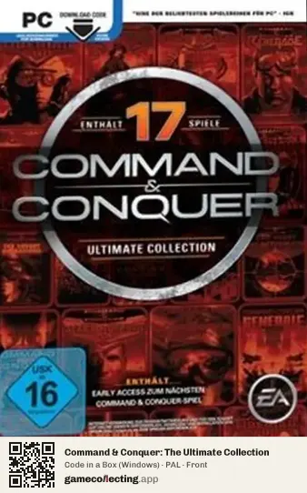Command & Conquer: The Ultimate Collection Computer, PAL box front