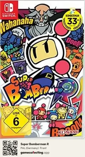 Super Bomberman R Nintendo Switch, Germany box front