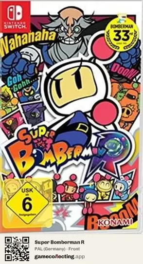 Super Bomberman R Nintendo Switch, Germany box front