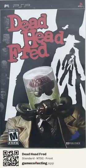 Dead Head Fred PlayStation Portable, NTSC box front