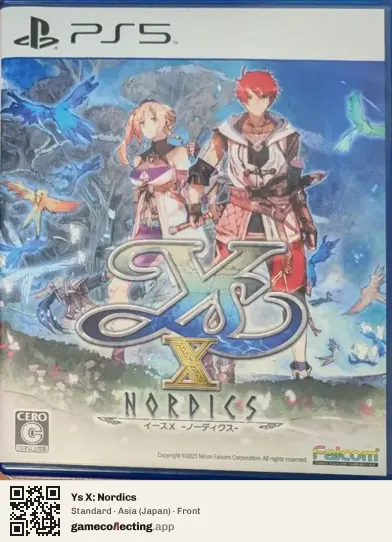 Ys X: Nordics PlayStation 5, Japan box front